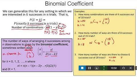 5 5a Binomial Probabilities