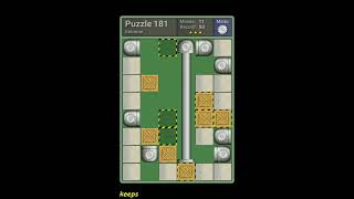 Pushing Machine (Extreme) Level Puzzle 181 - Perfect Solution