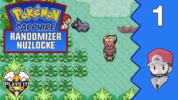 Pokemon Sapphire Randomizer Nuzlocke #1 - A Fresh Start - JBSR Plays It!