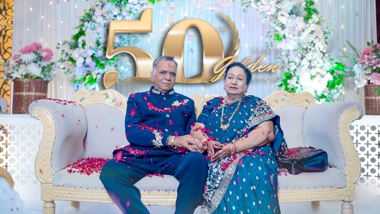 Best 50th Anniversary | MR. Omesh & Mrs.. Santosh | Film By Mohan studio kharar