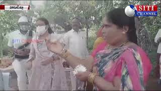 వికారాబాద్ |వికారాబాద్ జిల్లాకలెక్టర్ నిఖిలనిరాఖీ సందర్భంగా  ఎనే.పల్లి చౌరస్తావద మహిళలు| SITICHANNEL screenshot 4
