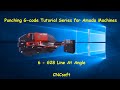 6  g28 line at angle  punch programming gcode tutorial series for amada machines