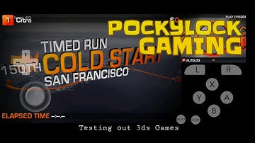 need for speed run 3ds citra - snapdragon 665 - realme5 gaming test - citra emulator android