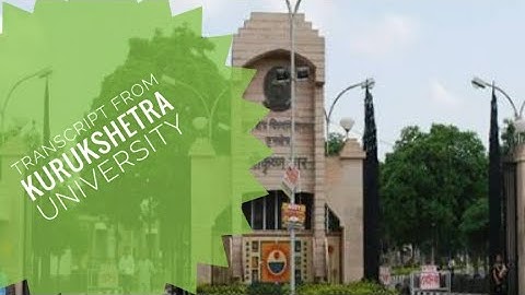Received Transcript From Kurukshetra University ! Got Transcript !Kurukshetra University