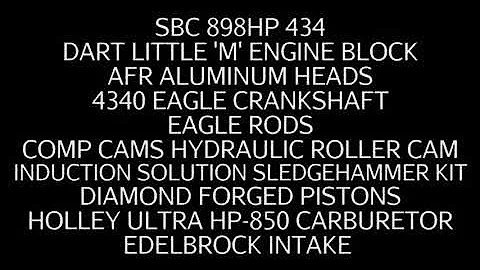 SBC 898HP 434 NITROUS ENGINE DYNO RUN FOR MATT SELF BY WHITE PERFORMANCE AND MACHINE