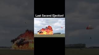 LAST SECOND EJECTION! #shorts #atc #aviation #trending