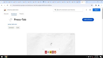 Press-Tab browser-hijacking extension removal video.