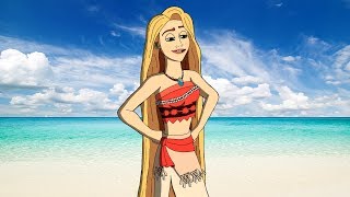 Moana (Rapunzel) cast video