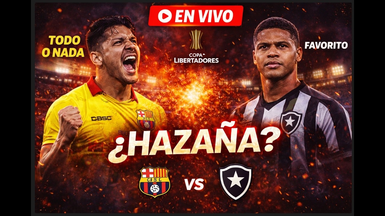 Un desastre Barcelona SC que no pudo con Botafogo (1-1) | Copa Libertadores Fase 3