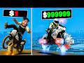 $1 to $1,000,000,000 POLICE BIKE in GTA 5!