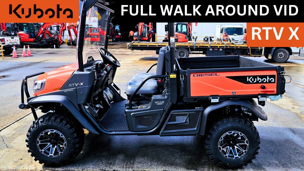 The Kubota RTV X is here - See all the features in this walk around ...