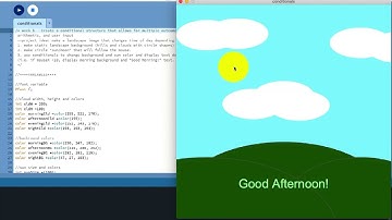 Creative Coding Week 5 - Coditionals