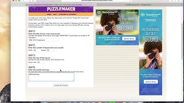 SED 514 Instructional Video - Puzzlemaker