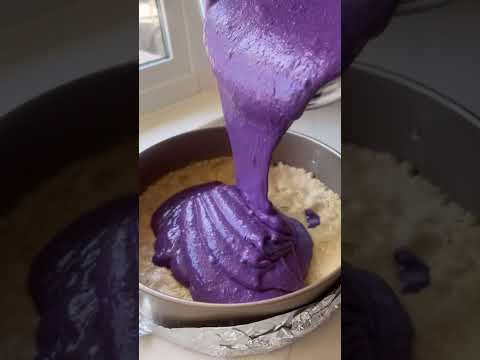 Creamy Ube Cheesecake