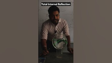 Total Internal Reflection Concept . #totalinternalreflection #reflection #scienceexperiment