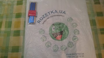 Распаковка памяти Kingston DDR3-1600 4096MB PC3-12800 HyperX FURY Blue