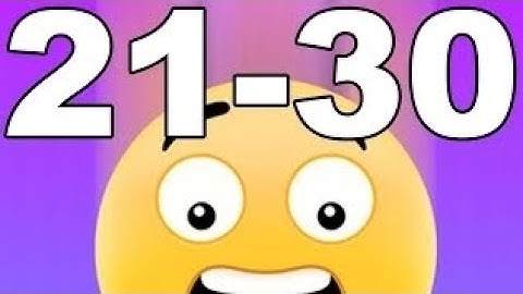 Emoji Drop - Gameplay Walkthrough Part 3 - Levels 21-30 (iOS)