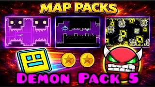 Demon Pack 5 Complete | Geometry Dash (Map Packs)