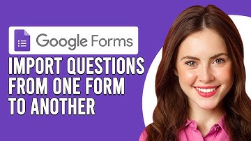 How To Import Questions From One Form To Another Google Form(Copy Questions From Other Google Forms)