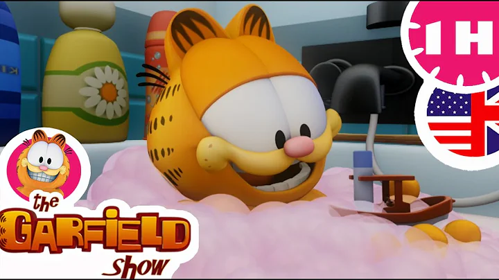 Garfield takes a bath!- HD Compilation