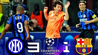 UCL semi-final |BARCELONA 1-3 INTER| 2009/10  Messi, Ibrahimović, Eto'o, ...