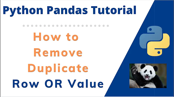 How to Identify and Drop Duplicate Values from Python Pandas DataFrame