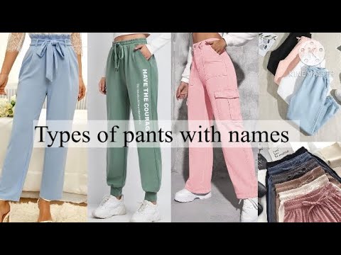 Types Of Pants With Names !! Bottom wear for Girls And Women's 👖Pant Name  List 💗 #pants #bottomwear 