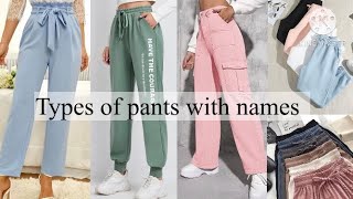 Types of pants for girls with names/Bottom wear with names/Trendy fashion