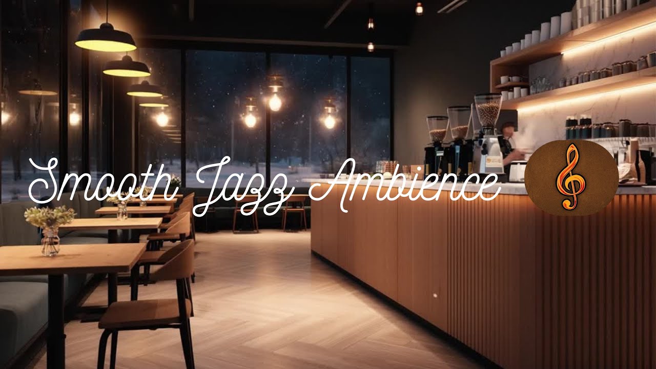 4 Hours Of Smooth Jazz Melodies In Cozy Coffee Shop🎷Background Music For Relaxing Mood