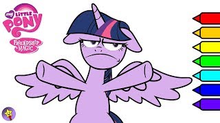 Mlp My Little Pony Coloring Book Mlpfim Twilight Sparkle Coloring Page Mlp Mane 6
