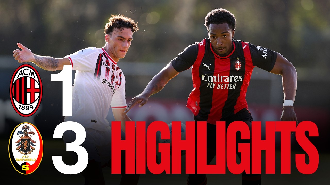 Castiello non basta | Milan Futuro-Sant'Angelo 1-3 | Highlights