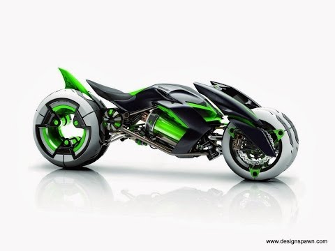 Kawasaki J   Transforming Three Wheeler