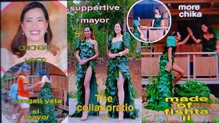 Download Lagu COLLAB WITH MAYOR TRINA soot ang aking gawang filipiñana gown made of fishtail,(grabi ang katawan) MP3