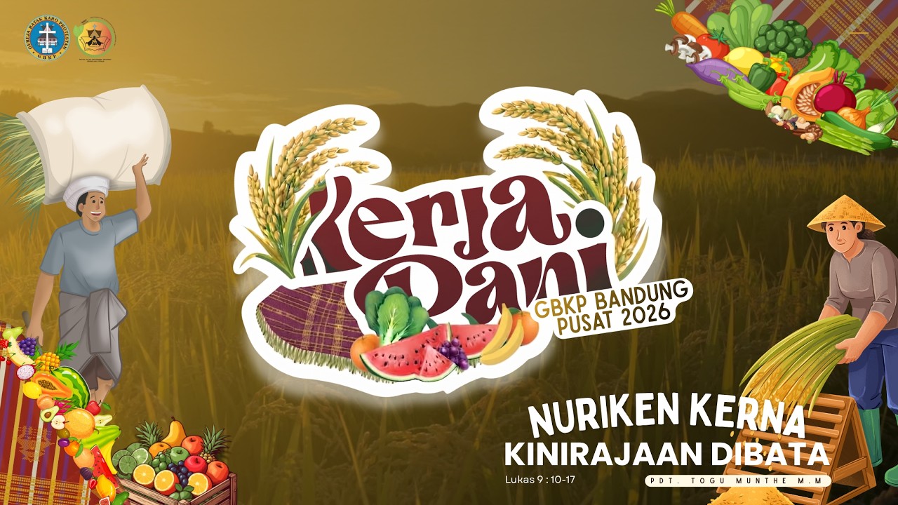 Kebaktin Minggu pe- 38, 20 September 2026 (Minggu XVI Kenca Trinitatis : Minggu Tri Tugas Gereja)