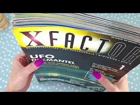 ASMR Supernatural Magazines 👻•  Page Turning • No Talking