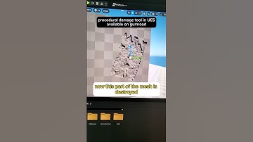 procedural wear & destruction on static meshes. unreal engine 5 #ue5  #houdini #procedural #gamedev