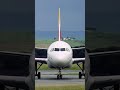Iberia’s A320 taxiing after landing in classic style at Barajas
