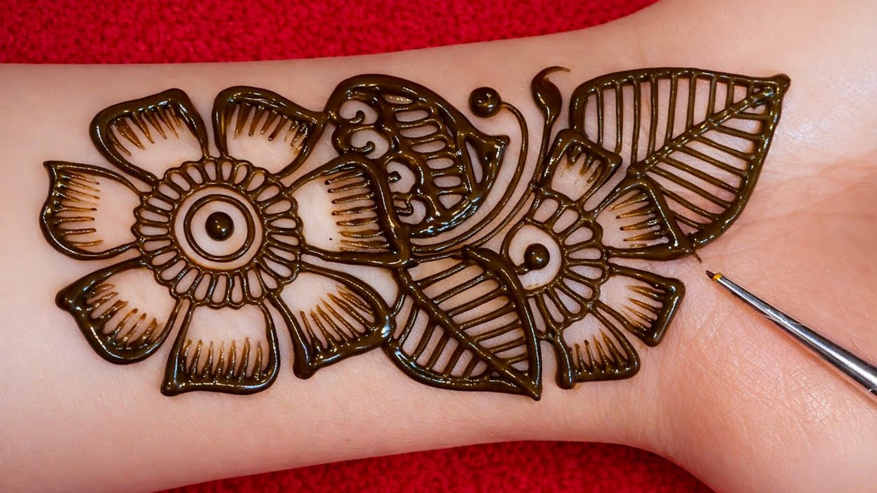 front hand mehndi design | simple arabic mehndi design | mehandi ka design