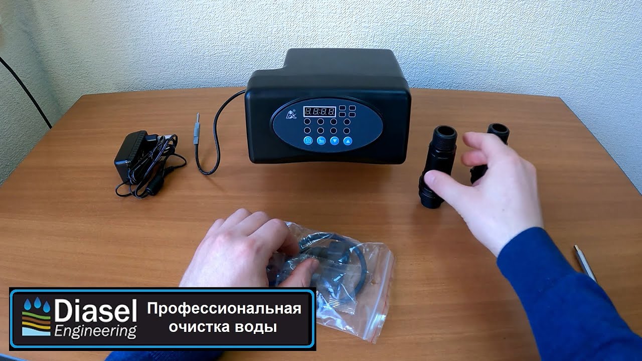 Runxin F65A1  Обзор и настройка клапана (блок на умягчение)