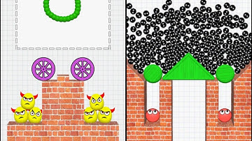 Hide Ball gameplay 🆚 Draw to Smash