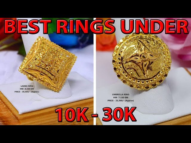 Gold Finger Rings Below 10000 2024 | www.kidscookdinner.com