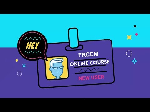 Online FRCEM subscription - Logging in to your account