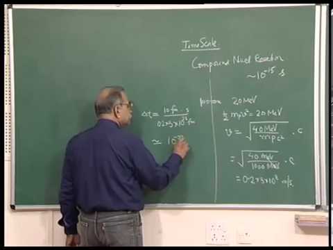 Mod-01 Lec-31 Nuclear reaction Contd..