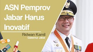 Ridwan Kamil Ingin Asn Pemprov Jabar Inovatif