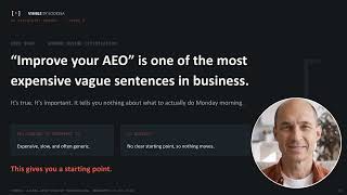 Free AEO Audit: 295 Ranked Fixes for What's Actually Broken