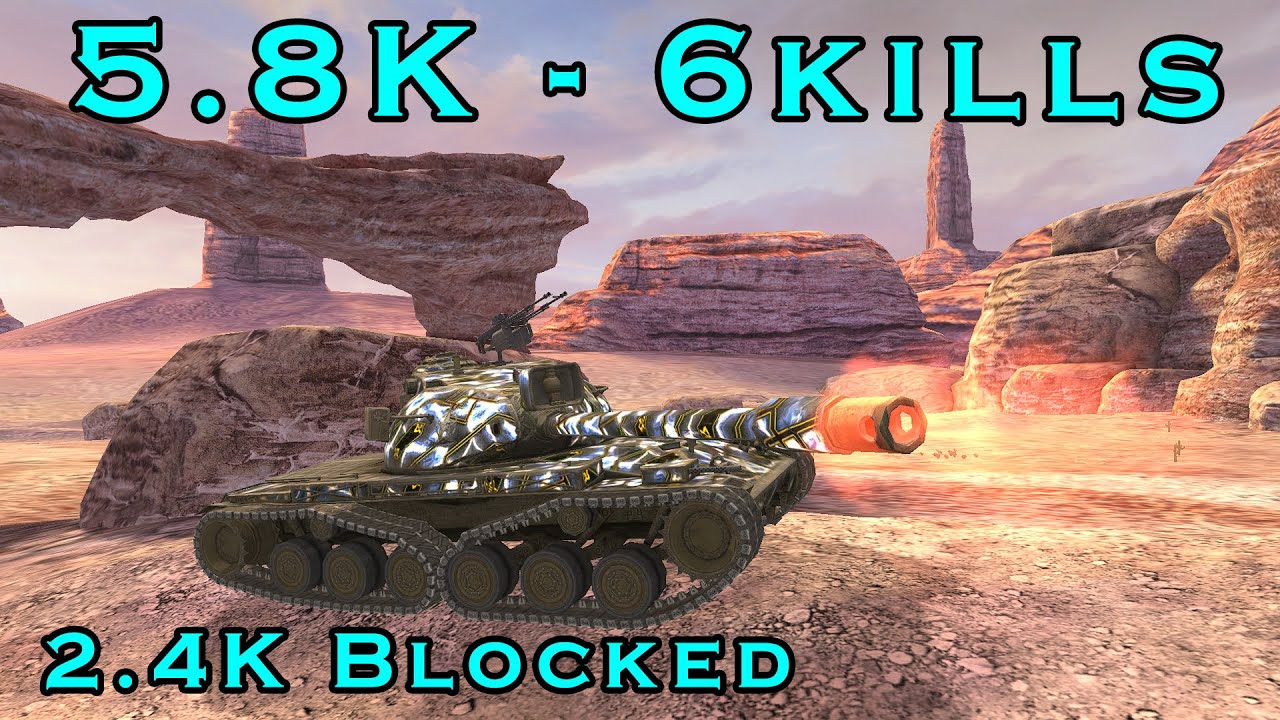 AE Phase 1 Mastery 5.8K DMG, 6 Kills, 2.4K Blocked - WoT Blitz