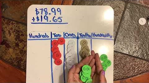 Place Value Disks Adding Decimals