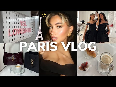 PARIS VLOG: ysl beauty brand trip, Eiffel Tower, shopping & loveshine party w Dua Lipa !! *PART 1*