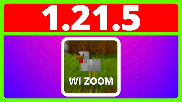 How To Download And Install WI Zoom For Minecraft Java 1.21.5 | Zoom In Minecraft | OptiFine Zoom
