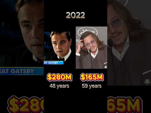 Leonardo vs. Johny Depp: Net Worth Compare #networthcomparison #leonardo #johnnydepp #hollywood